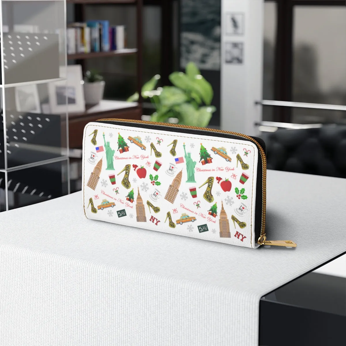 Zipper Wallet 'Christmas in New York'