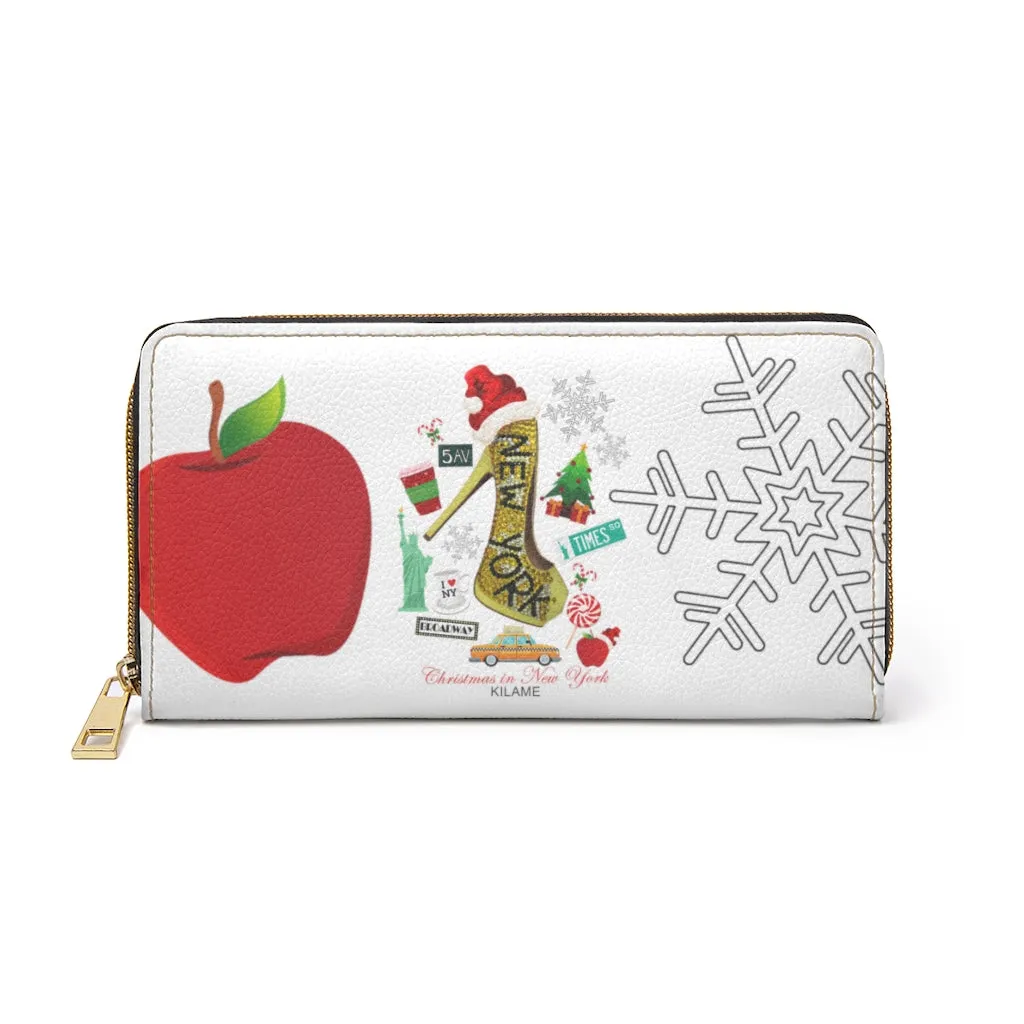 Zipper Wallet 'Christmas in New York'